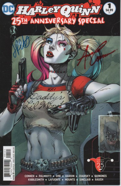 Harley Quinn 25th Anniversary Special Jim Lee Cover Signed 