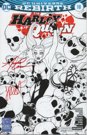 HARLEY QUINN AND BIRDS OF PREY #2 - PAPERFILMS EXCLUSIVE - UNSIGNED SKETCH  COVER