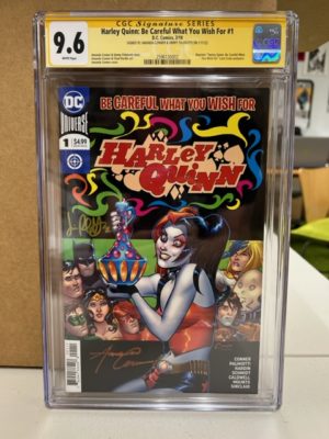 HARLEY QUINN "BE CAREFUL WHAT YOU WISH FOR" SPECIAL - SIGNED - CGC 9.6