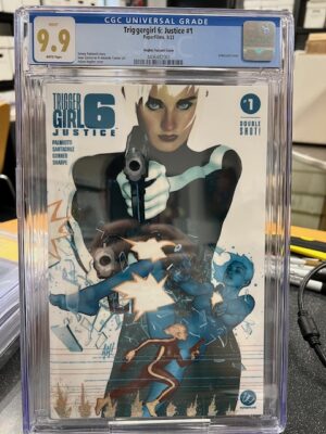 TRIGGERGIRL 6: JUSTICE #1 - ADAM HUGHES VARIANT - CGC 9.9