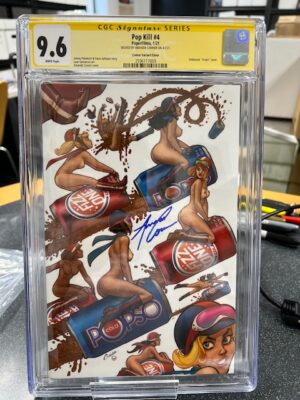 POP KILL #4 - AMANDA CONNER SEXY VARIANT COVER - CONNER PALMIOTTI SIGNED - CGC 9.6