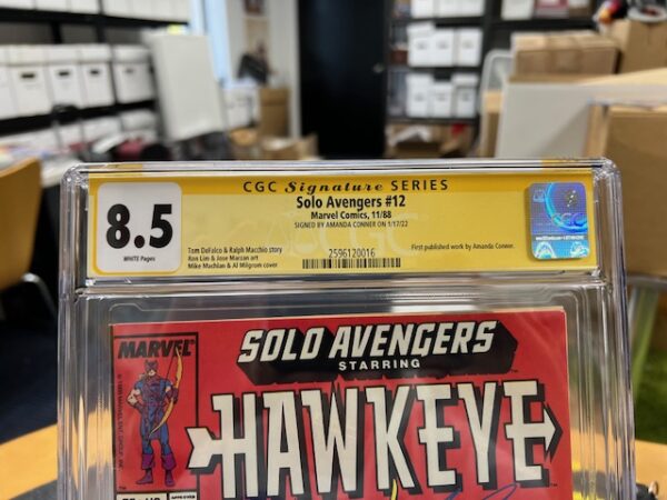 SOLO AVENGERS #12 - AMANDA CONNER SIGNED CGC 8.5 - FIRST PUBLISHED WORK - Image 3